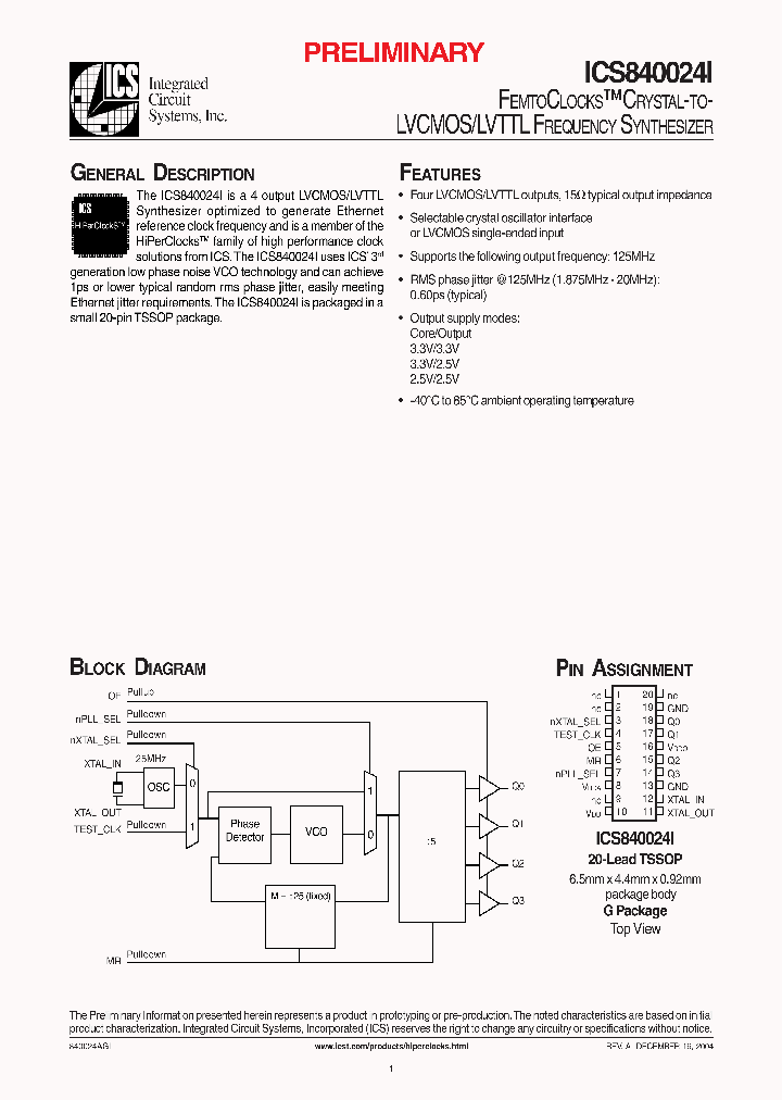 ICS840024I_1252942.PDF Datasheet
