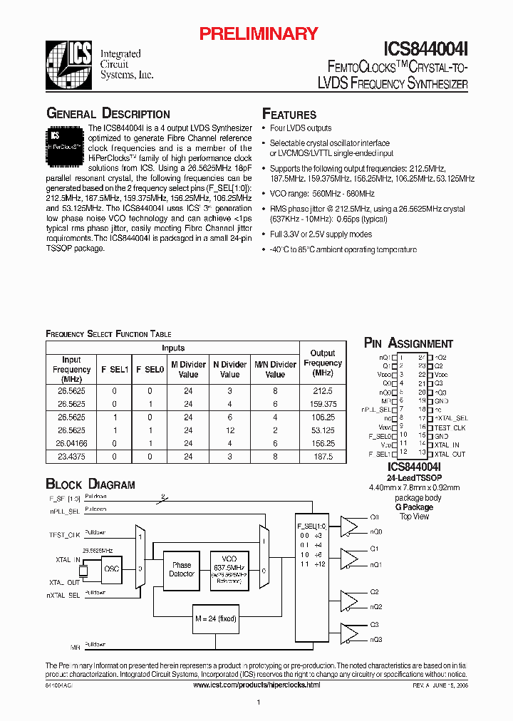 ICS844004I_1253046.PDF Datasheet