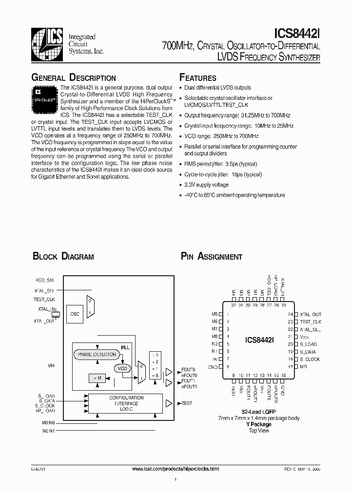 ICS8442I_1253065.PDF Datasheet