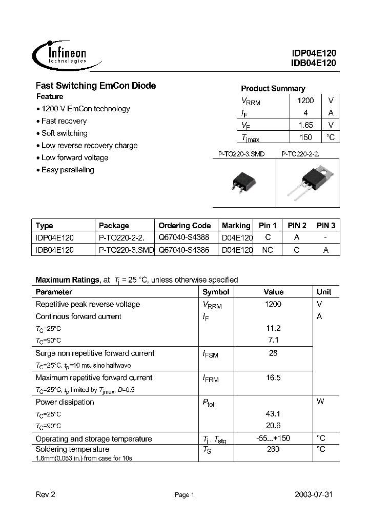 IDP04E120_1253574.PDF Datasheet