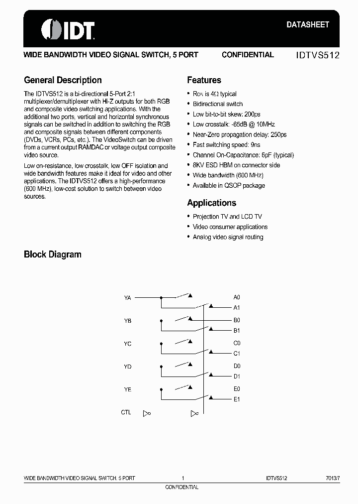 IDTVS512_1179912.PDF Datasheet