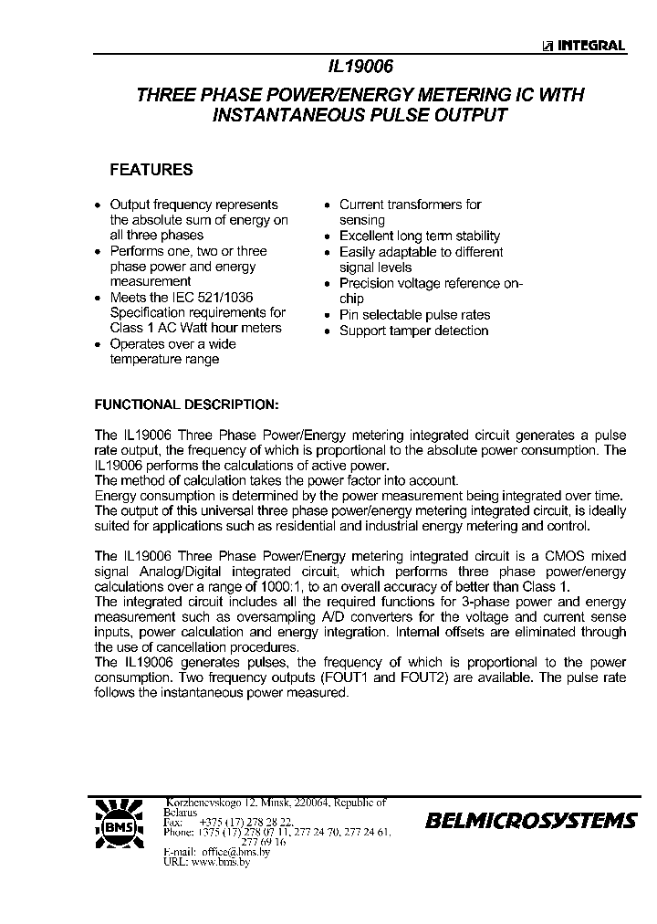 IL19006_1254331.PDF Datasheet