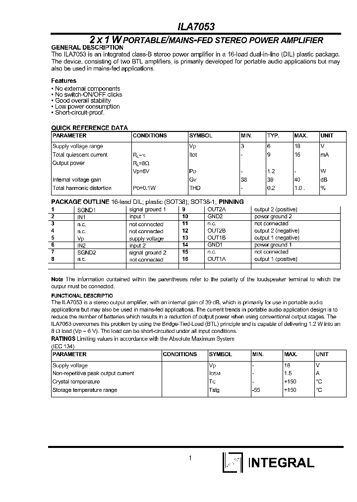 ILA7053_1254440.PDF Datasheet