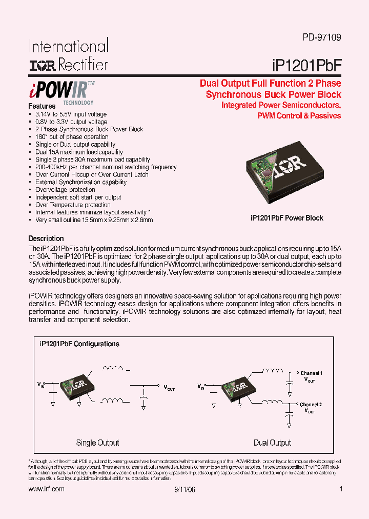 IP1201PBF_1254994.PDF Datasheet