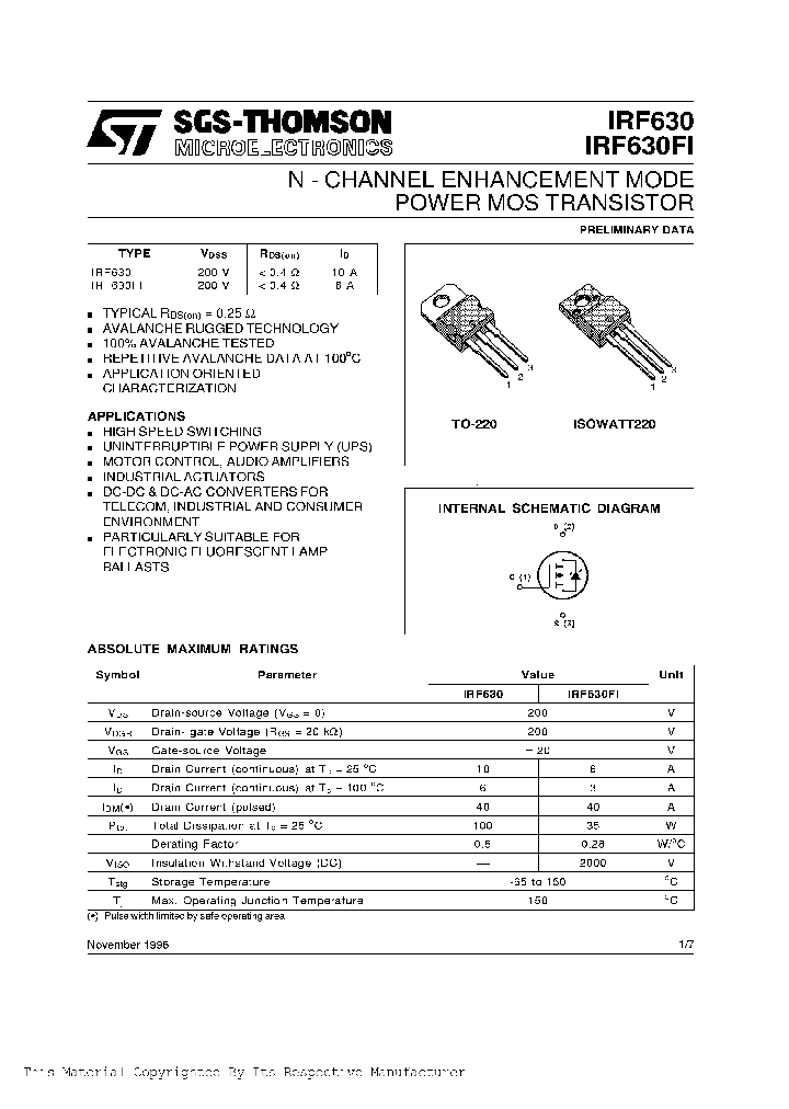 IRF630FI_714124.PDF Datasheet