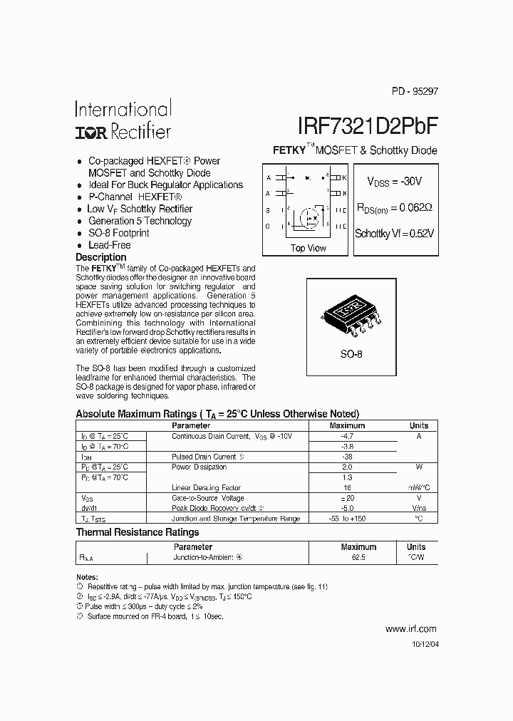 IRF7321D2PBF_1255562.PDF Datasheet