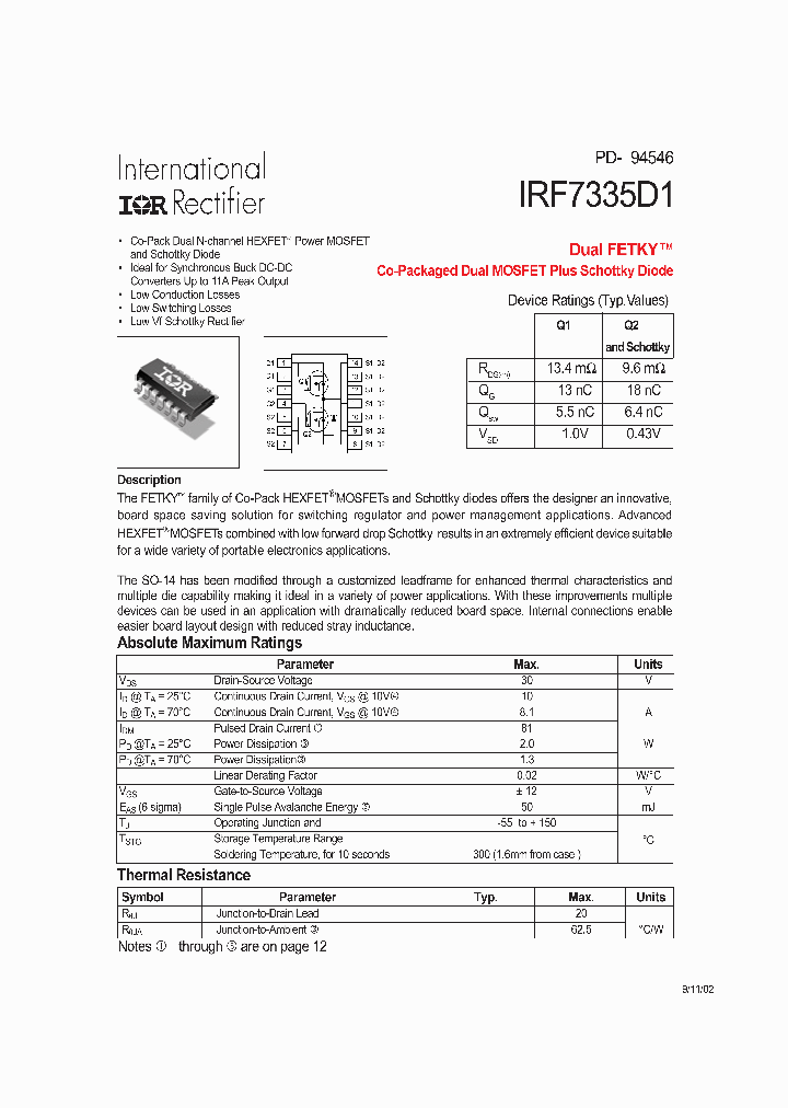 IRF7335D1_818693.PDF Datasheet