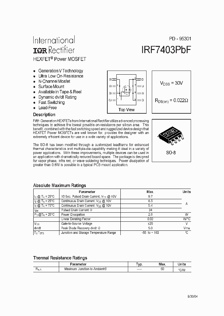 IRF740304_1255589.PDF Datasheet
