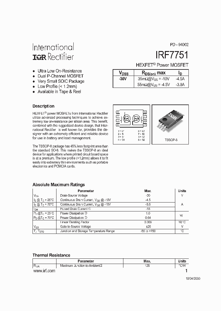 IRF7751_796387.PDF Datasheet
