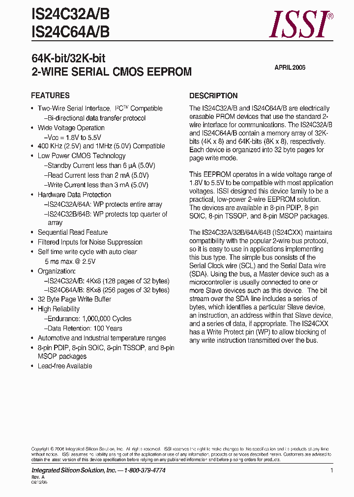 IS24C32A_662013.PDF Datasheet
