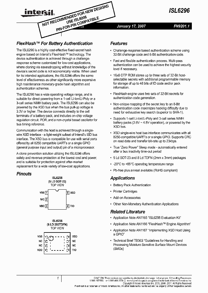 ISL629607_705180.PDF Datasheet