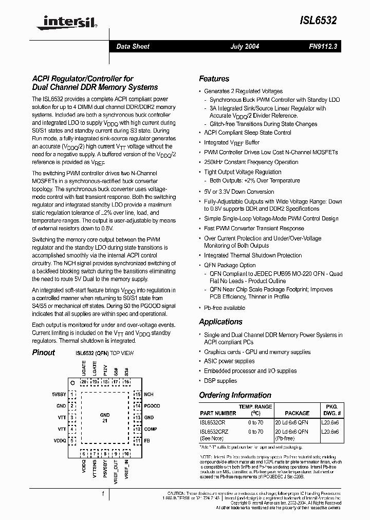 ISL6532_610166.PDF Datasheet