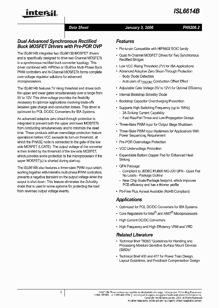 ISL6614B06_1257584.PDF Datasheet
