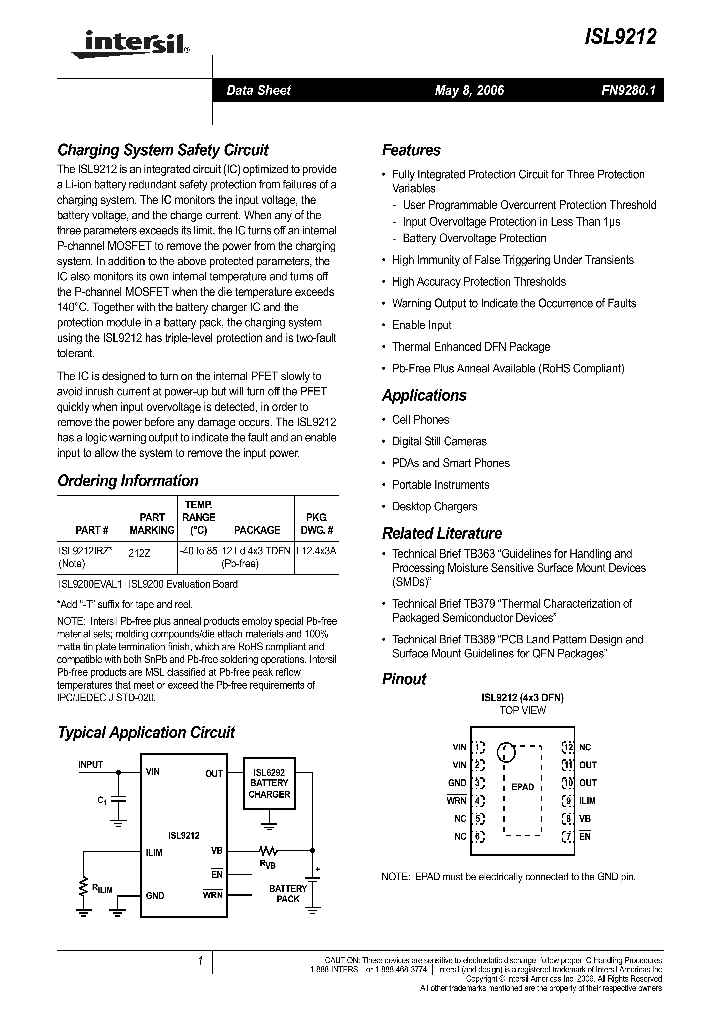ISL9212_665676.PDF Datasheet