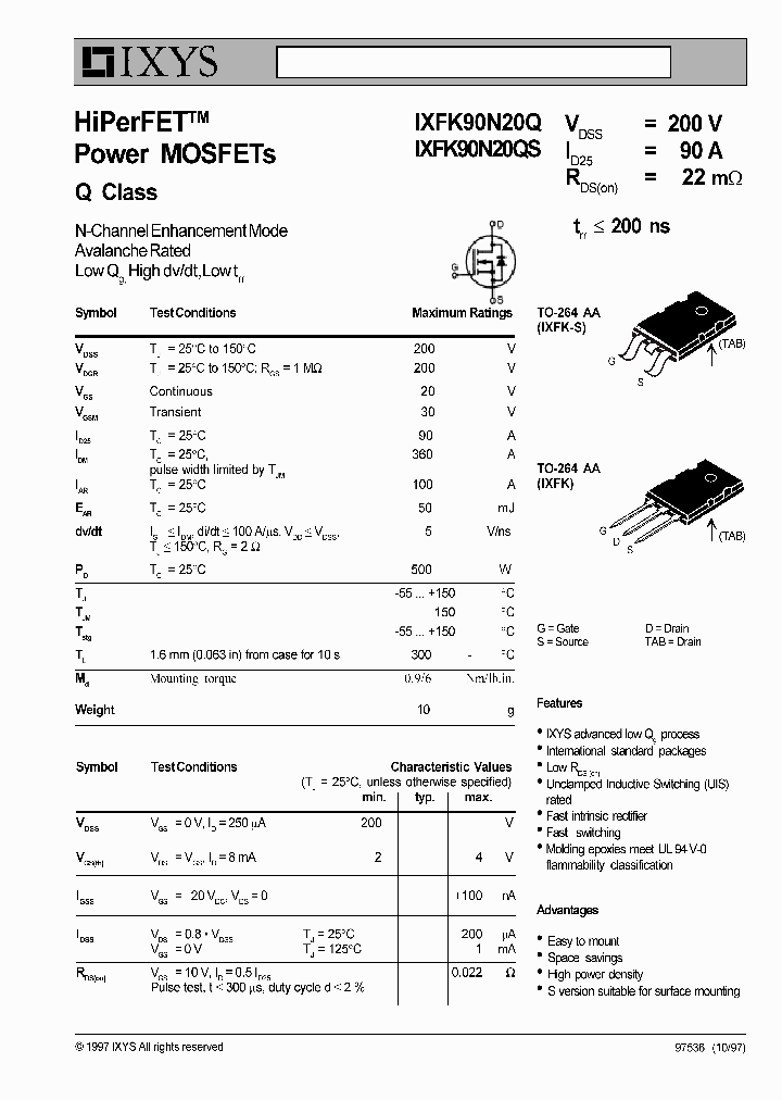 IXFK90N20QS_1257991.PDF Datasheet