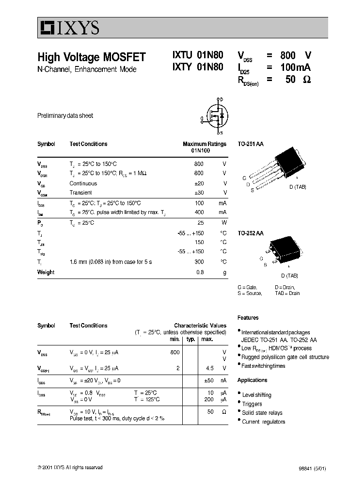 IXTY01N80_1258293.PDF Datasheet