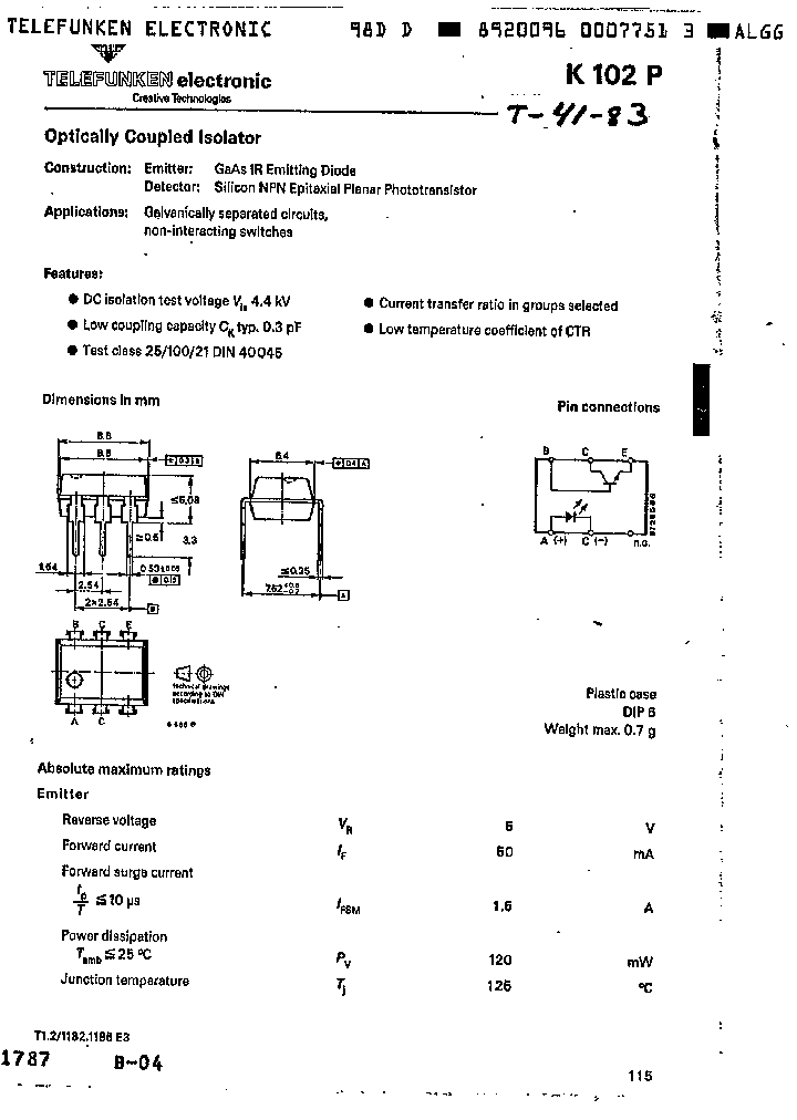 K102P3_1258853.PDF Datasheet
