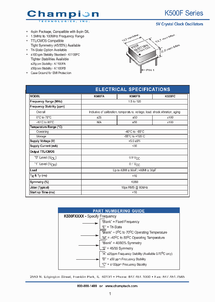 K500F_732335.PDF Datasheet