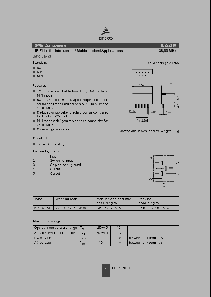 K7252M_1259284.PDF Datasheet