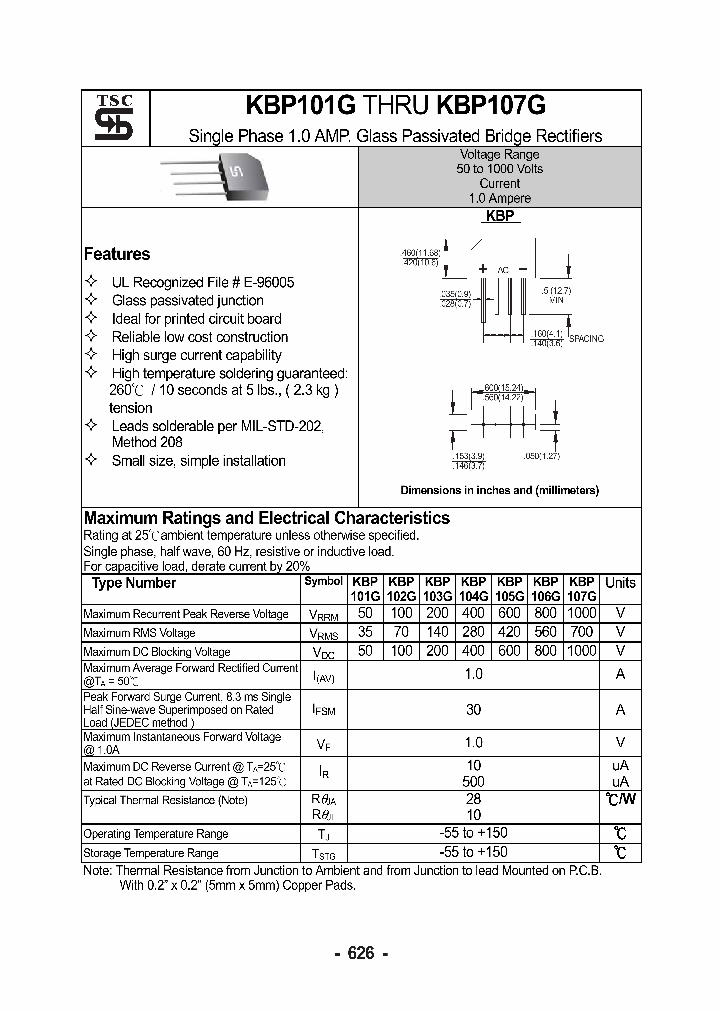 KBP103G_1026589.PDF Datasheet