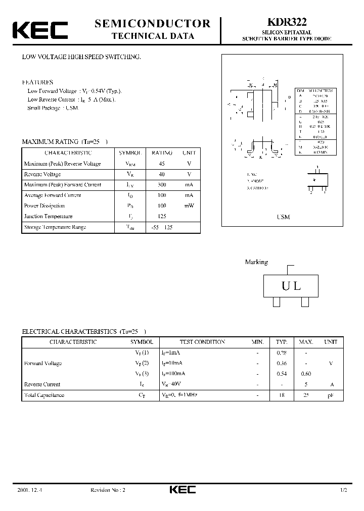 KDR322_1260122.PDF Datasheet
