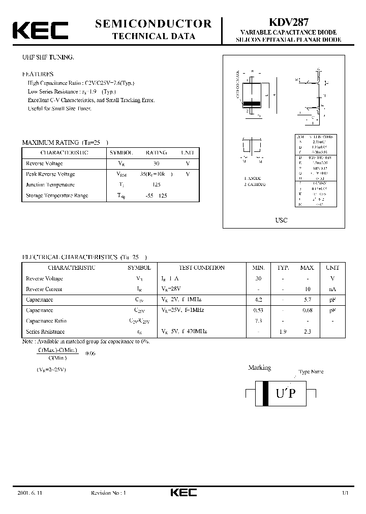 KDV287_1260175.PDF Datasheet