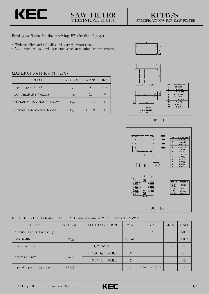 KF147S_1260203.PDF Datasheet
