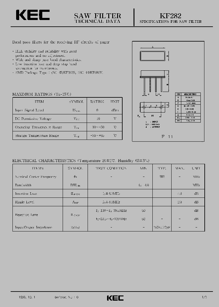 KF282_1260223.PDF Datasheet
