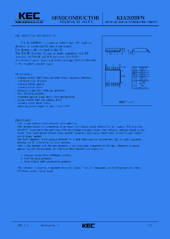 KIA2039_785784.PDF Datasheet