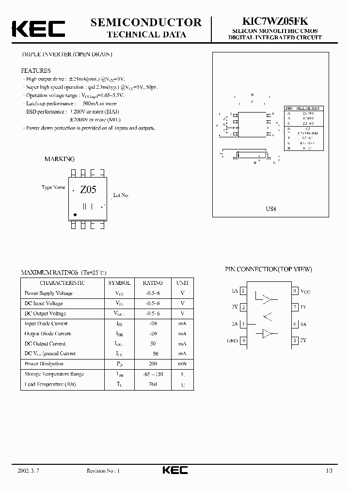 KIC7WZ05FK_1260513.PDF Datasheet