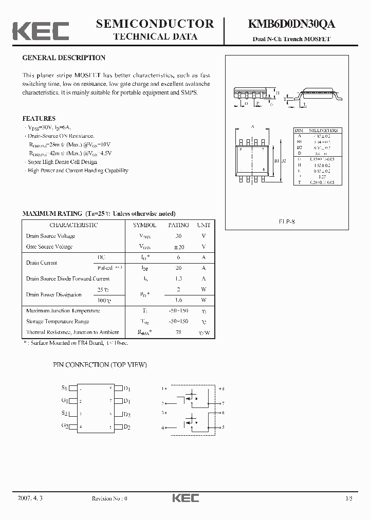 KMB6D0DN30QA_1260665.PDF Datasheet