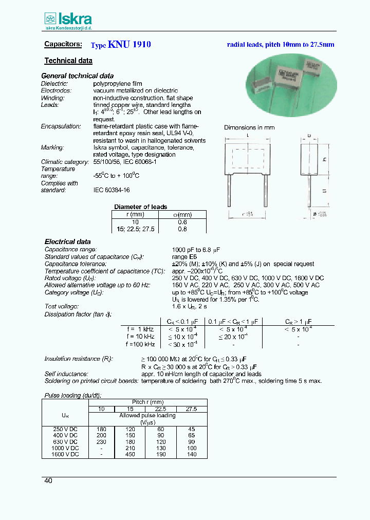 KNU1910_1260756.PDF Datasheet