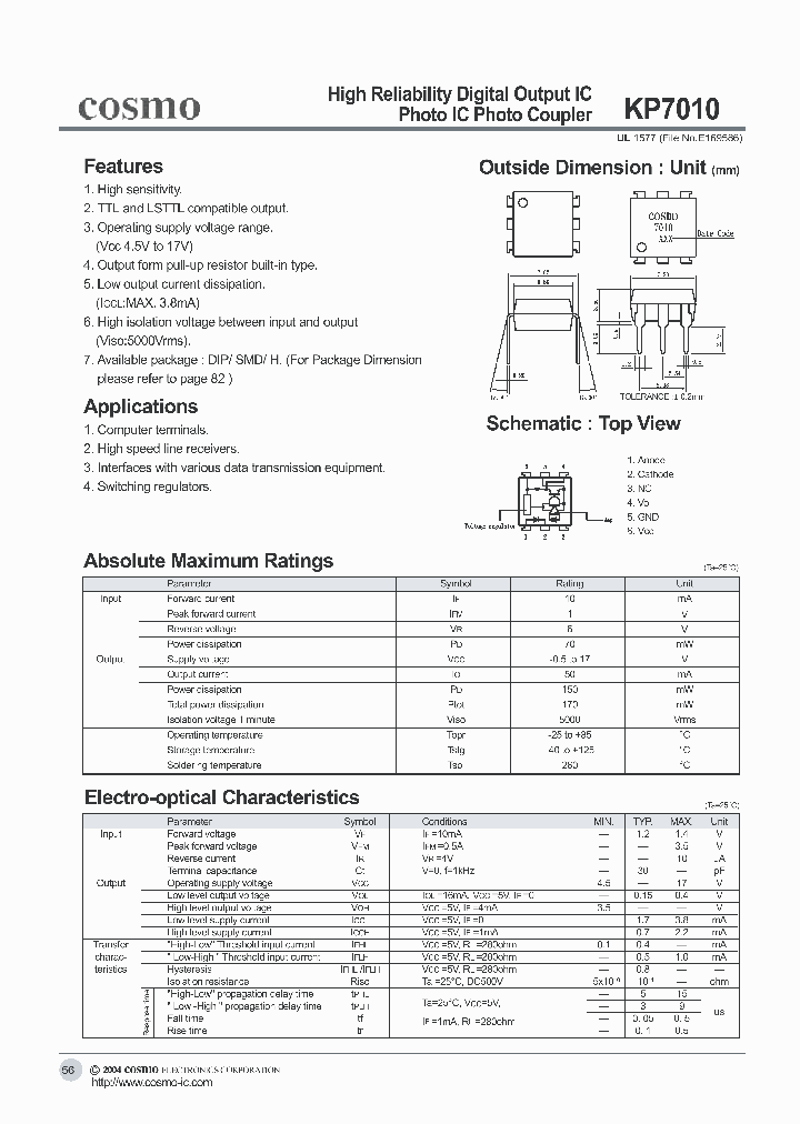 KP7010_1260802.PDF Datasheet