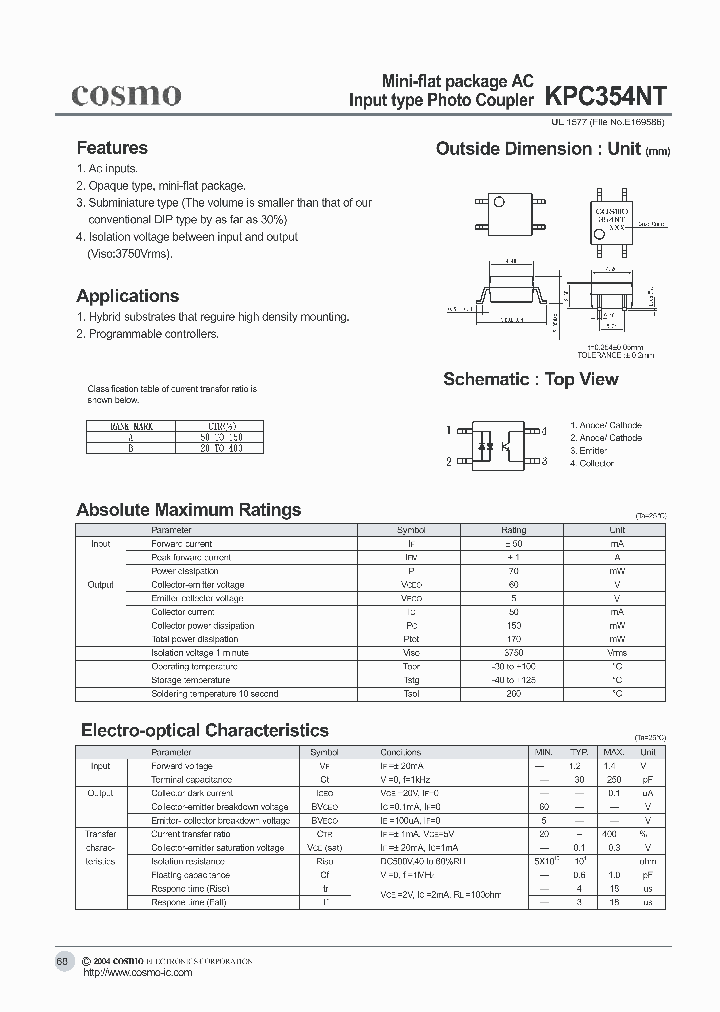 KPC354NT_1260818.PDF Datasheet