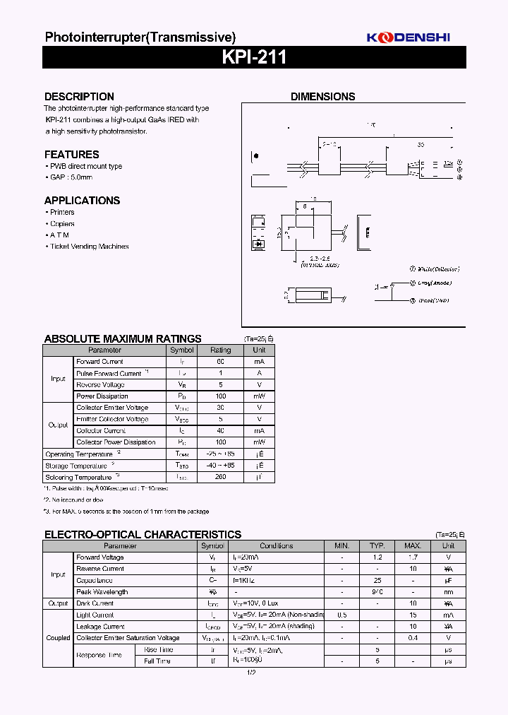 KPI-211_1125910.PDF Datasheet