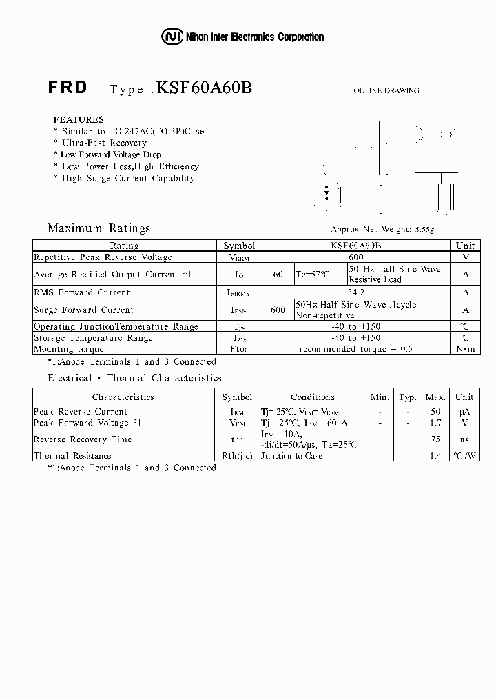 KSF60A60B_1261357.PDF Datasheet