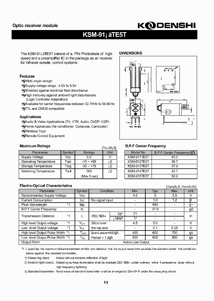 KSM-915TE5T_1261438.PDF Datasheet