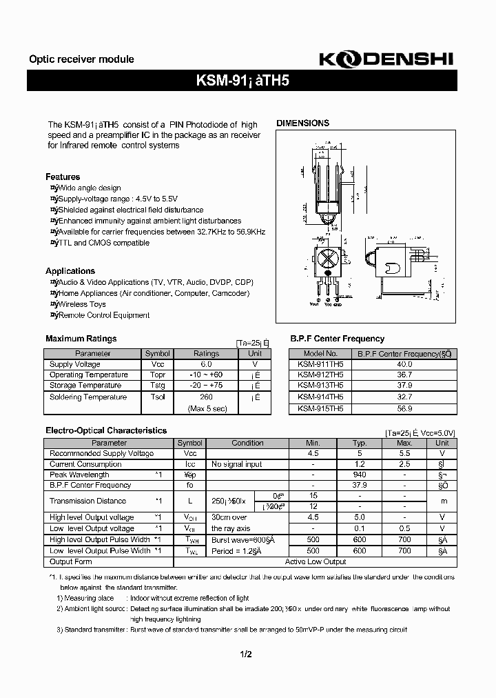 KSM-915TH5_1261439.PDF Datasheet