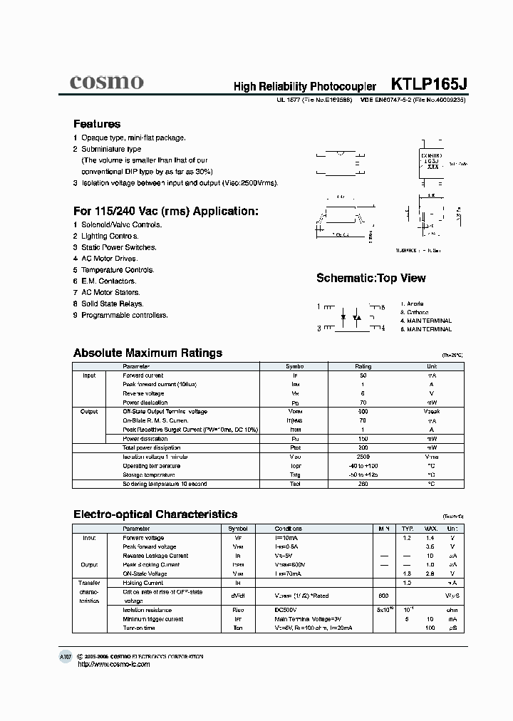 KTLP165J_1053010.PDF Datasheet