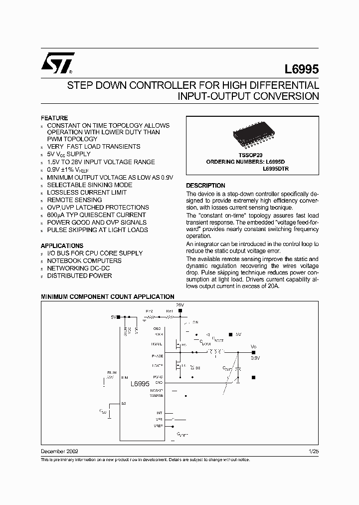 L6995DTR_1262408.PDF Datasheet