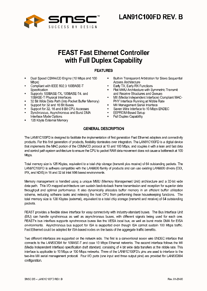 LAN91C100FD06_732292.PDF Datasheet
