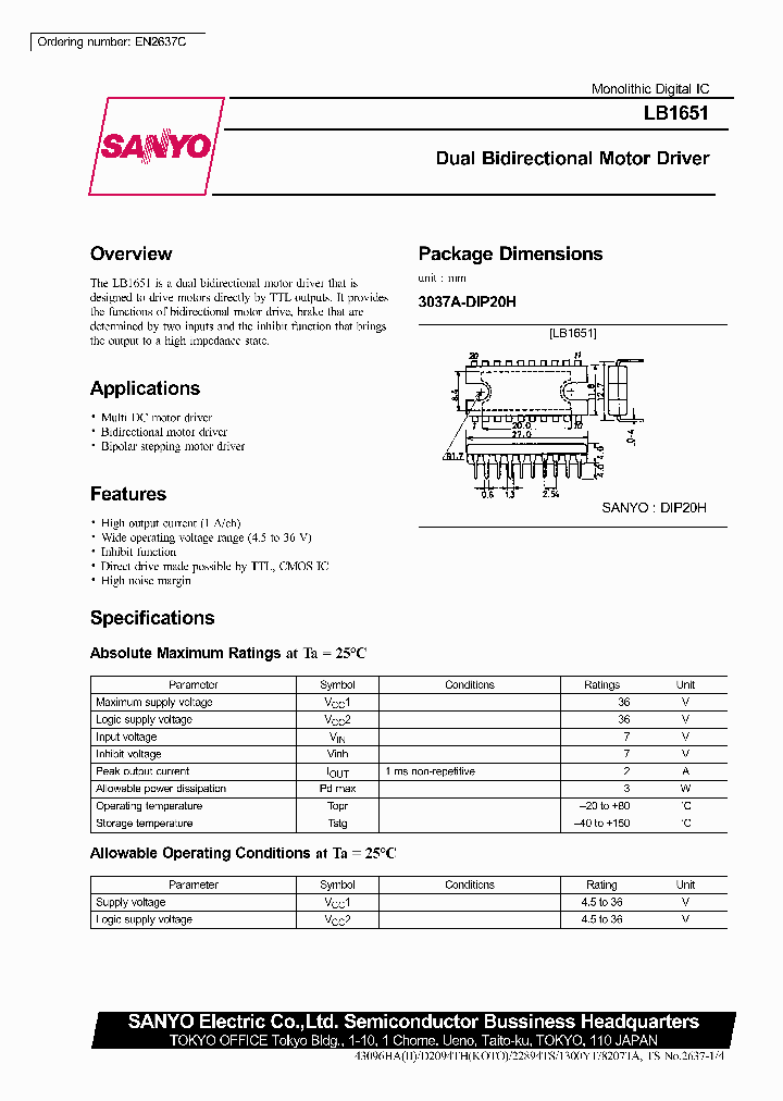LB1651_1263168.PDF Datasheet