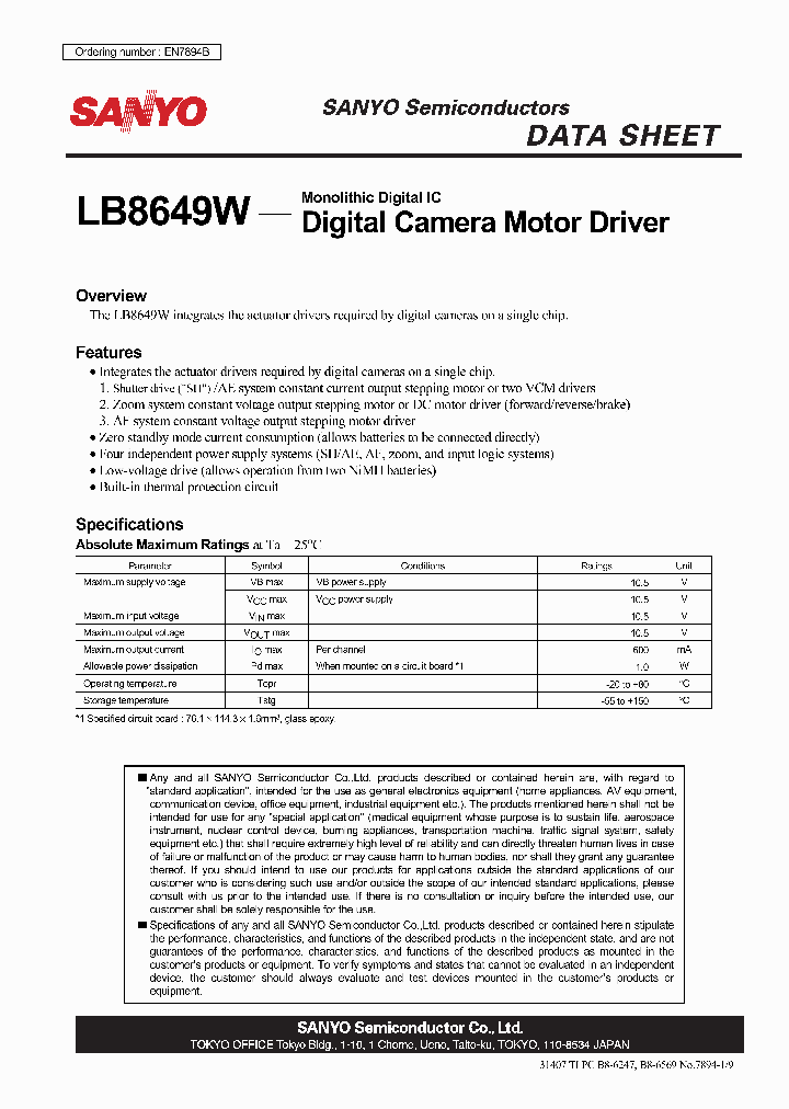 LB8649W_1038351.PDF Datasheet