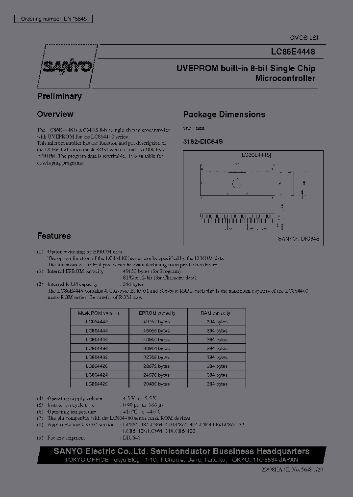 LC86E4448_1263910.PDF Datasheet