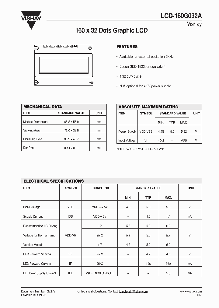 LCD-160G032A_1264023.PDF Datasheet
