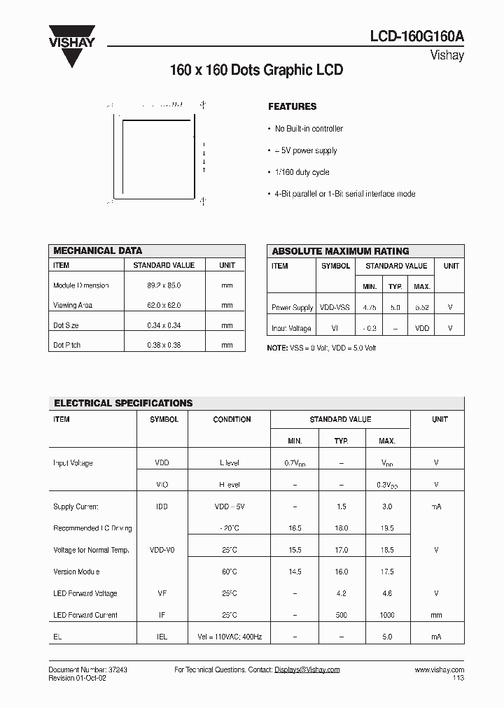LCD-160G160A_1264024.PDF Datasheet