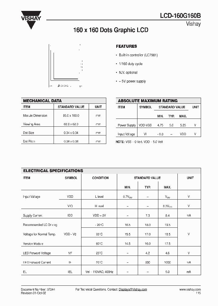 LCD-160G160B_1264025.PDF Datasheet