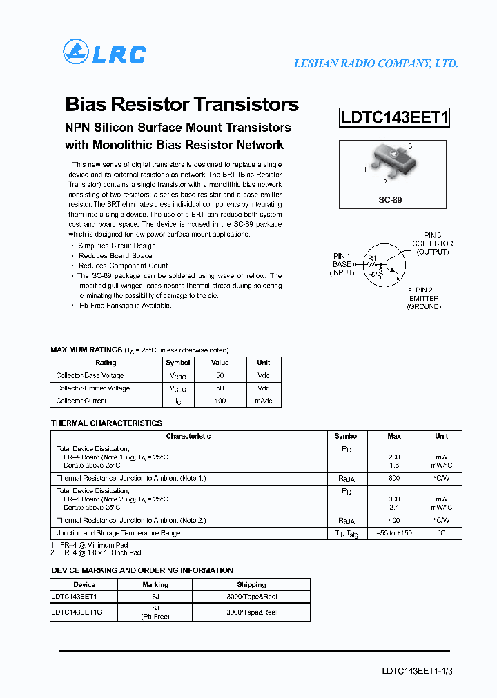 LDTC143EET1G_1264260.PDF Datasheet