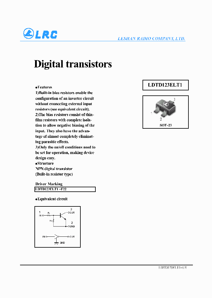 LDTD123ELT1_1264263.PDF Datasheet