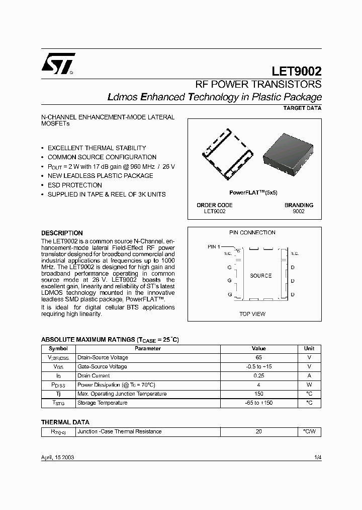 LET9002_1264298.PDF Datasheet
